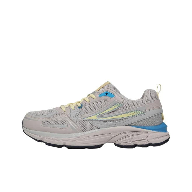 FILA Fronto Comfortable Abrasion Resistant Low top Sports Casual Shoes Unisex Gray Blue Korean Style 1RM02570F_050