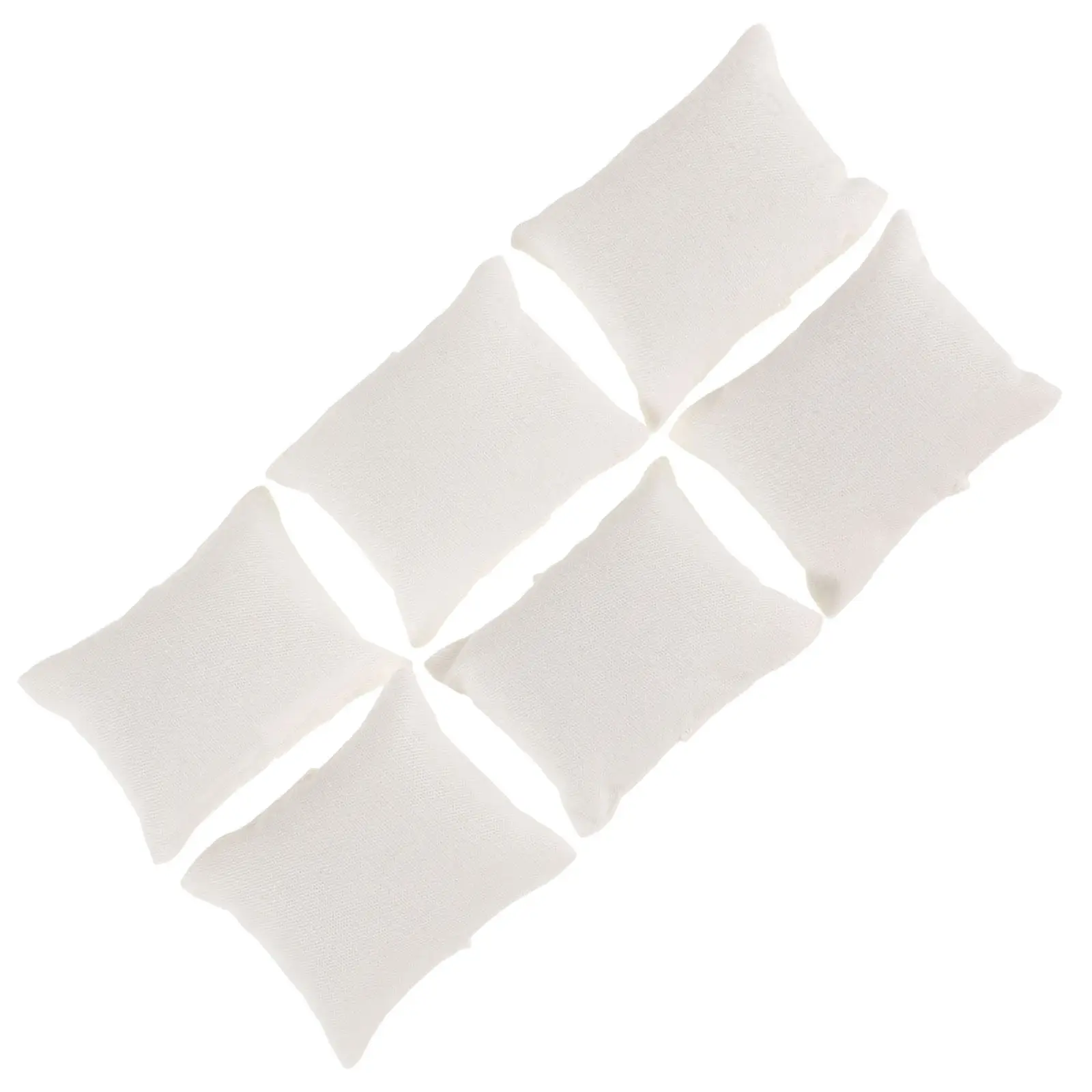 

6Pcs Miniature Cloth Pillows 1:12 Scale Dollhouse Accessories Soft Sofa Cushions Mini House Decoration DIY Props