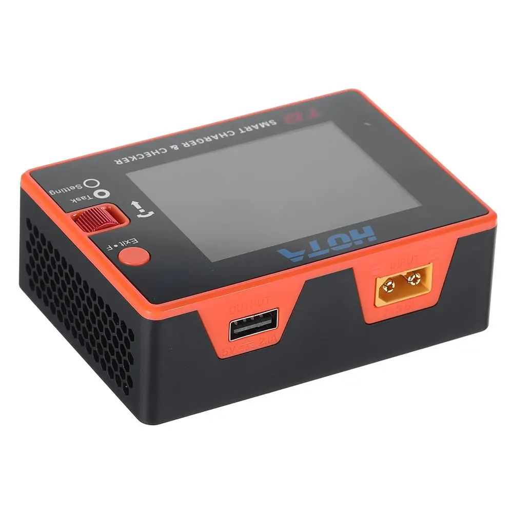 HOTA T8 650W 22A XT60 Intelligent Charger Checker for 1-8S NiZn/Nicd/NiMH Batteries RC Drone Spare Parts