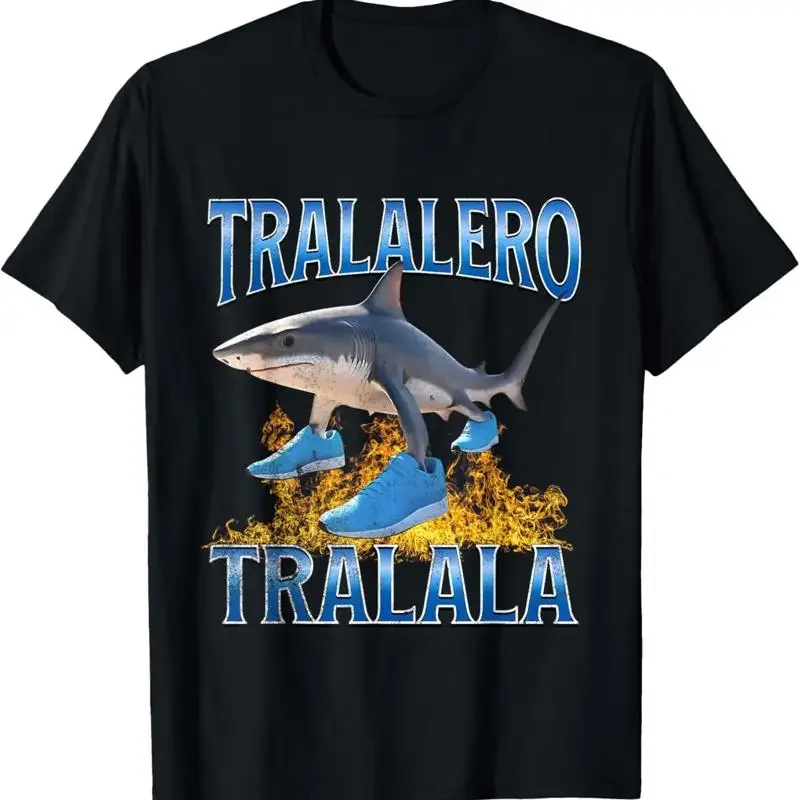 Tralalero Tralala Shark Meme T Shirt