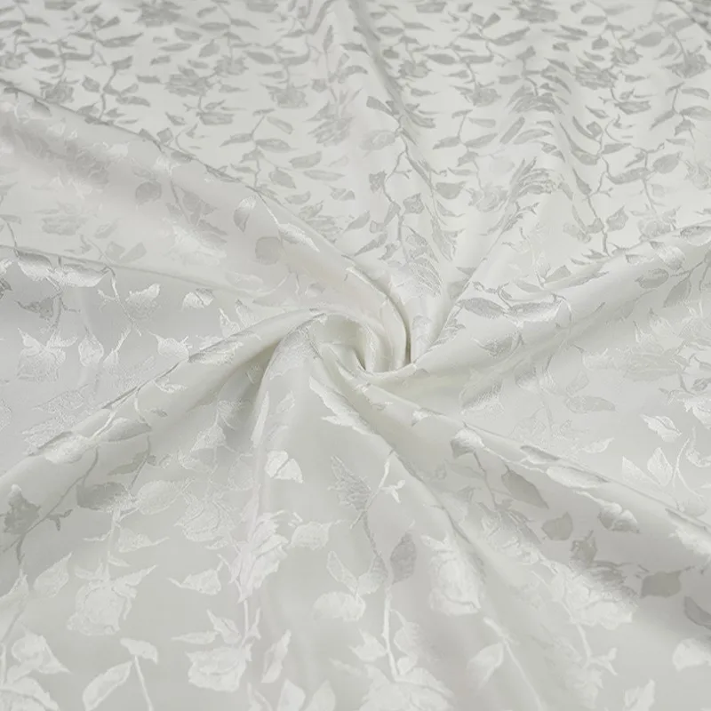 White silk pure new Chinese-style Hanfu and cheongsam fabric