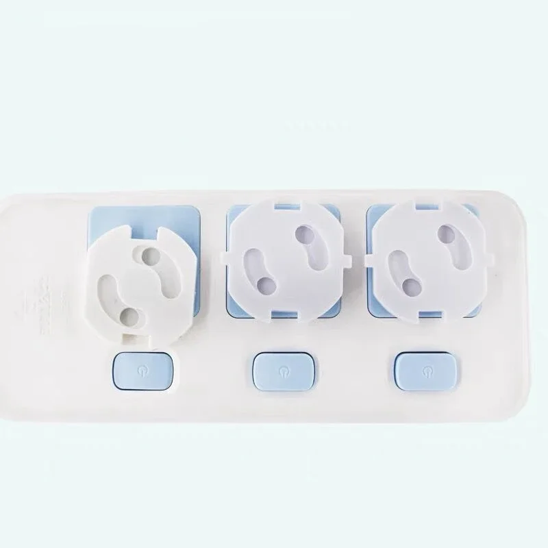 1/10pcs Electrical Outlet Protection Baby Child EU Power Socket Safety Guard Anti Electric Shock Plugs Protector Rotate Covers
