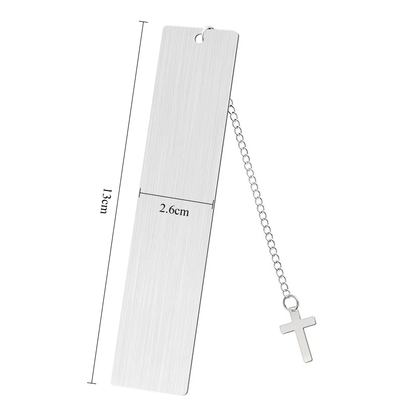 Laser Custom LOGO Stainless Steel Bookmark Engraved Blank Metal Bookmark Materials Teacher's Day Graduation Season Souvenir Gift