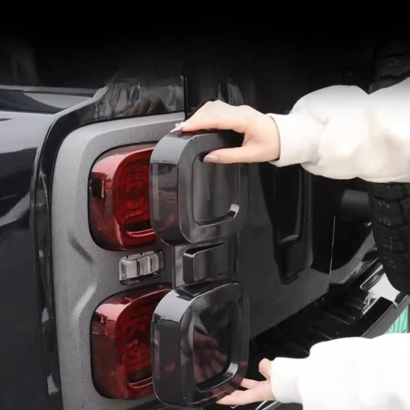 

For Haval Raptors Tail Light Protective Cover Smoken Black Anti-scratch Taillight Protector Exterior Modification Accessories