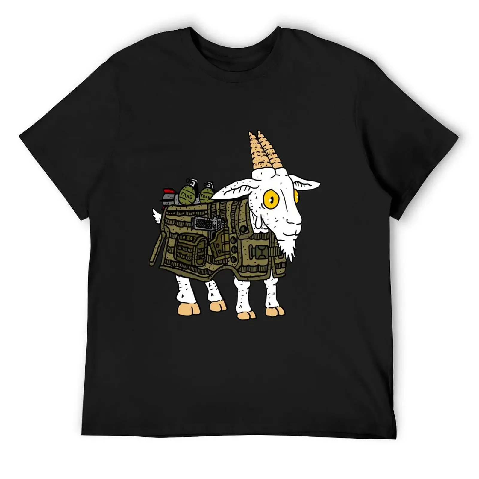 

tactical goat. T-Shirt tops designer shirts blanks anime tshirt heavyweight t shirts for men