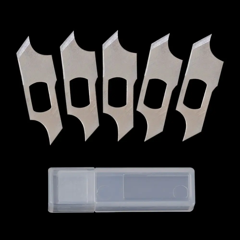 5pcs/set for Mobile Phone Hand Tools Non-Slip PCB Repair Craft Knives 10pcs Blades Cutter Scalpel Knife Parts