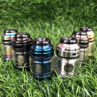 Zeus X RTA Replaceable Tank Atomizer Vaporizer 25mm 4.5ml/3.5ml Single Dual Coil Deck Double Chimney Design 810 Drip Tip Vape