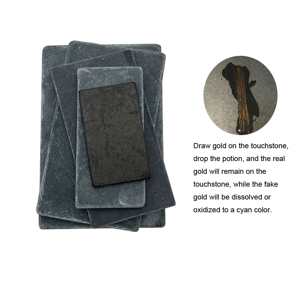 High Precision Gold Testing Stone for Accurate Scratch Acid Test Portable Metals Detector Professional Jewelry Tools