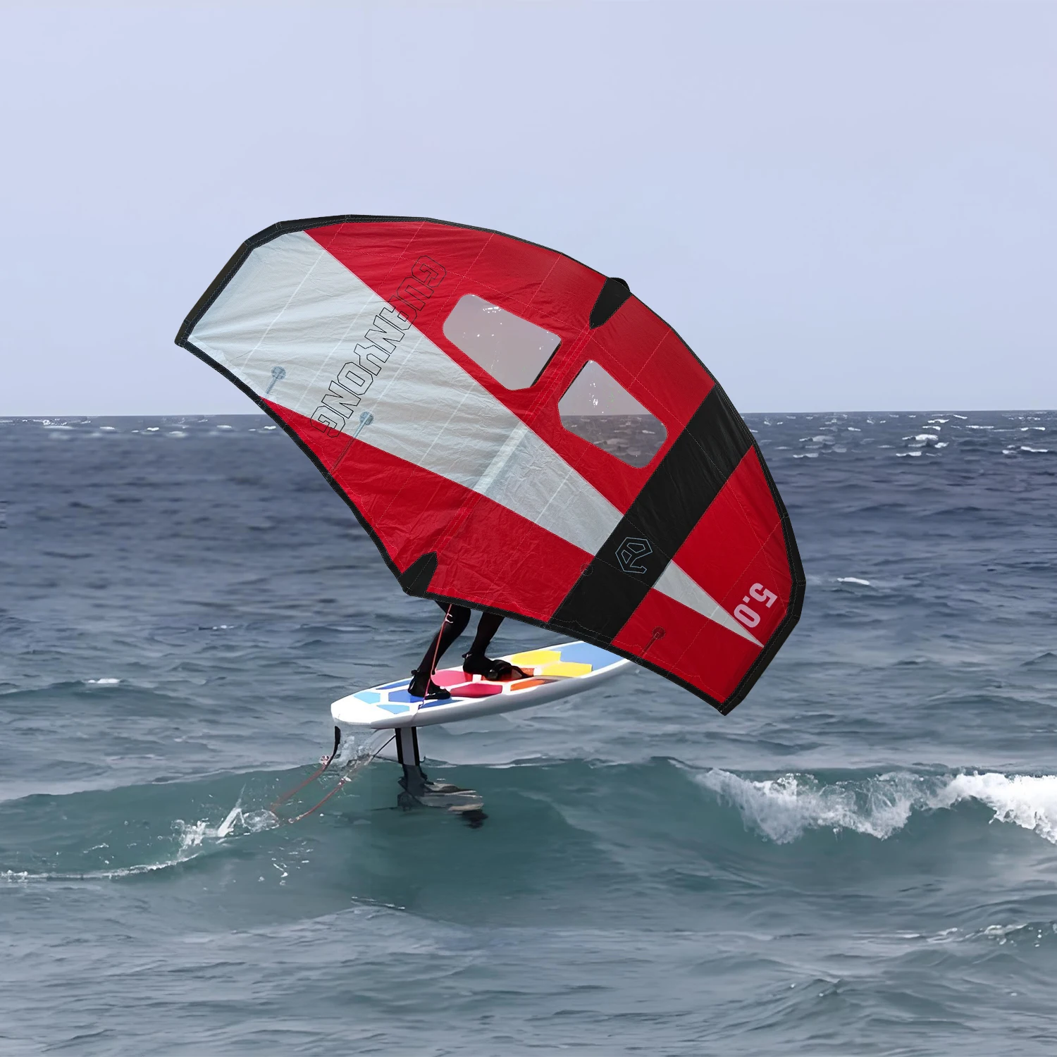 5M Wing Wingfoil Kitesurfing Beginners Surfing Kite Wind Foil Paraglider Downwind Waterplay Surfboard Efoil Hydrofoil Lakes