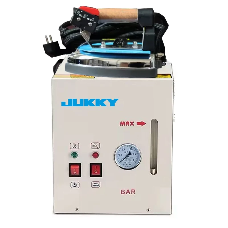Steam Iron JUKKY JK-6 Electric Steam Press Iron Industrial Use Sewing Machine 1600W Garment Clothes Steam Iron For Hotel Bed She