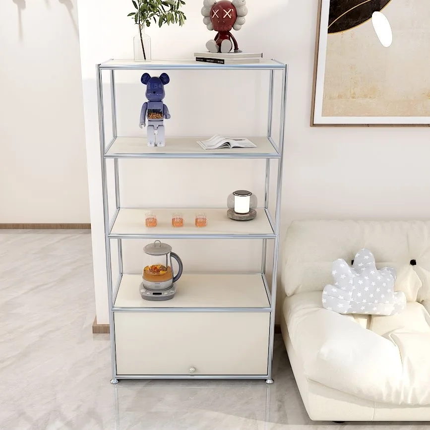 Modul Wohnzimmer Schrank Sideboard Mehrschichtige Lagerung Sofa Seite Schrank Eingang Stauraum Staub Flip Nachttisch Schlafzimmer
