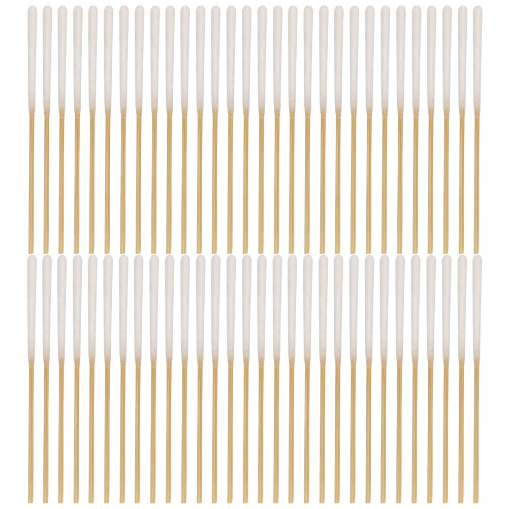 60 Pcs Medical Q Sticks Cotton Beauty Applicator Cotton Swab Makeup Accessories Care Ear Cleaning Eyebrow Accessory Bamboo Women