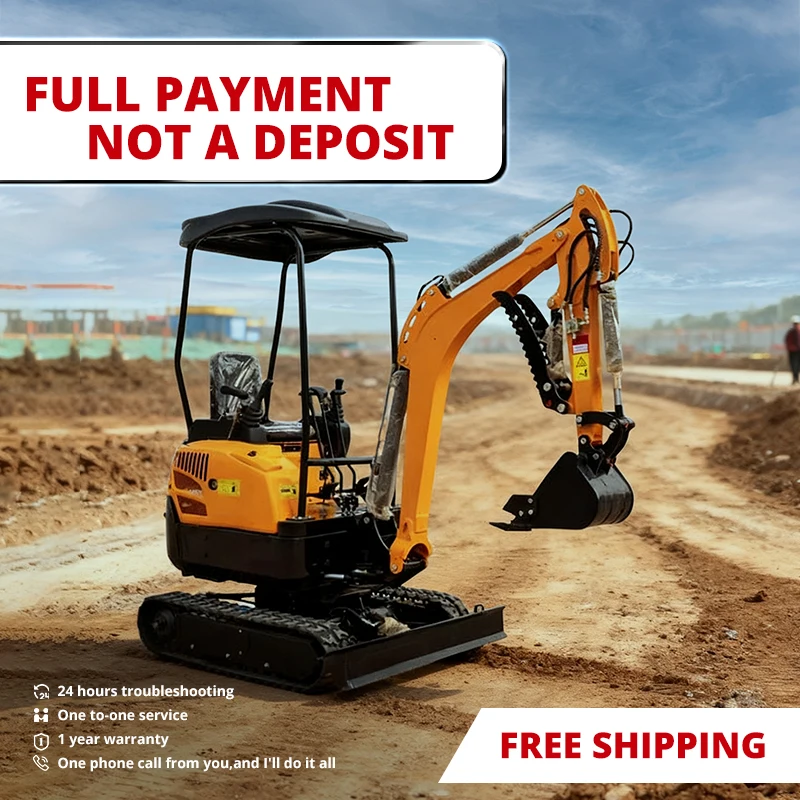 Full Payment Not A Deposit DK16 1.6-ton Mini Excavator With Hydraulic Thumb Clamp And Kubota Engine