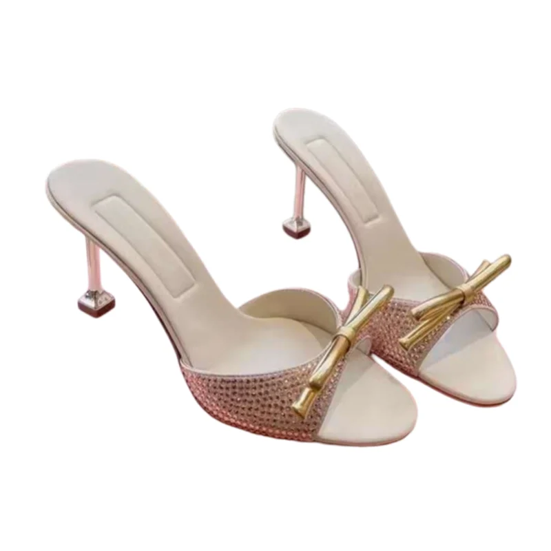 New Fashion Women High Heels Classic Solid Color Pumps Slip On Thin Heel Elegant Daily Office Ladies Shoes AT26727-2