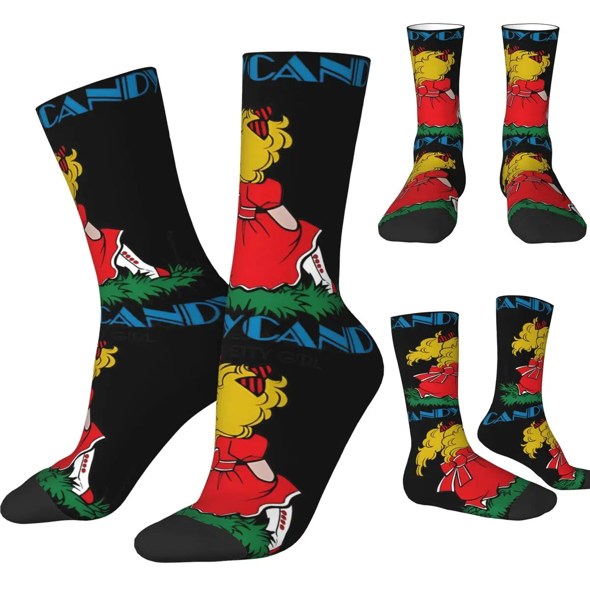 

Candy Candy Wind Socks Modern Stockings Adults Men High Quality Outdoor Socks Autumn Custom Non Skid Socks