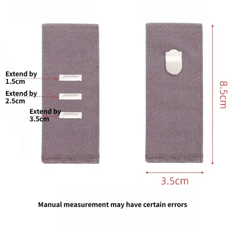 1/5Pcs Adjustable Detachable Button Belt Expanders for Men and Women Trousers,Seamless Waistband Extenders