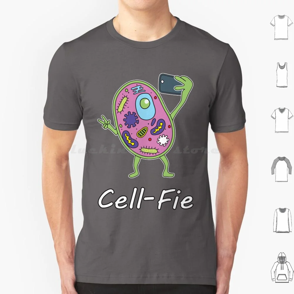 Cell-Fie Funny Science Biology T Shirt 6xl Cotton Cool Tee Cellfie Selfie Cell Cell Biology Science Scientist Biology Biotech