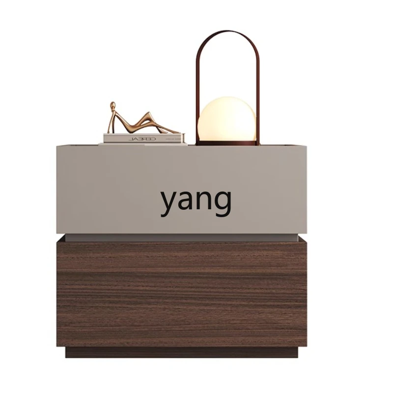 CX solid wood bedside table simple modern bedroom small locker bedside rack