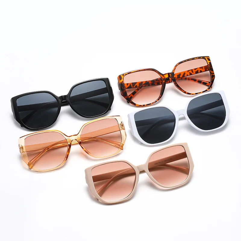 Neue Kollektion Eckige Sonnenbrillen für Damen und Herren Marken-Cat-Eye-Sonnenbrillen Ovale Brillen für Männer und Frauen