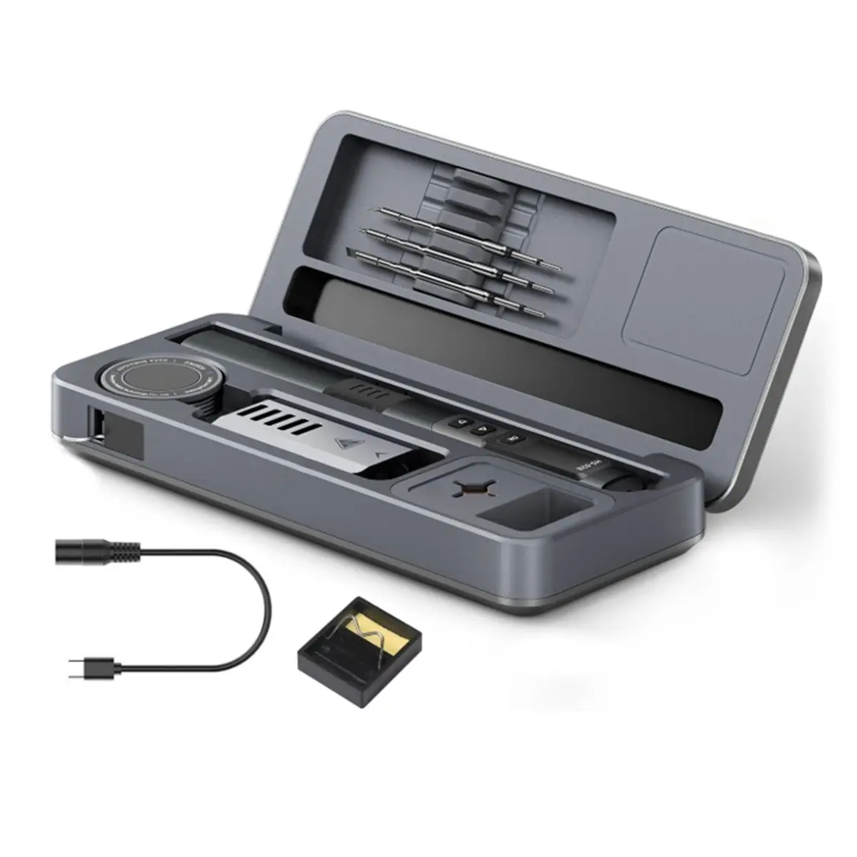 DT89 TO HS-02 100W Portable Soldering Iron Kit Soldering Iron for Electronics Tips Smart Digital Soldering Iron Pen Tool