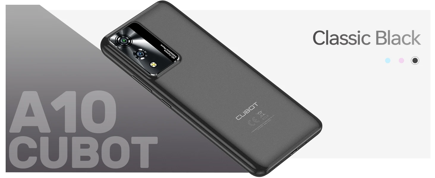 Cubot A10 Android Smartphone , 12GB (4GB+8GB)+128GB ROM, Octa-core, 6.56-Inch 90Hz Screen, 5100mAh, 48MP
