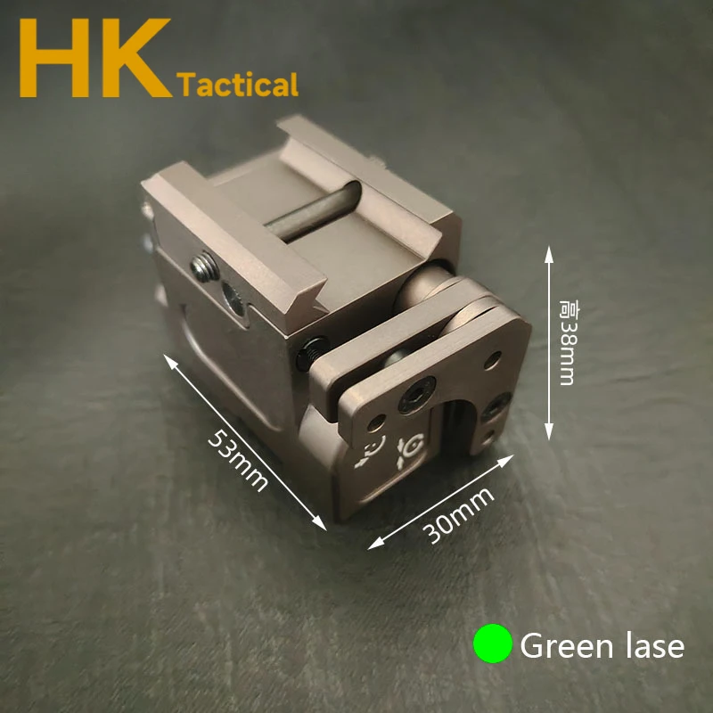 SOTAC Tactische CNC PERST-4 Zichtbare Groene Laser/IR Indicator Met Controle Drukschakelaar Fit 20mm Rail Indicator gericht Wapens