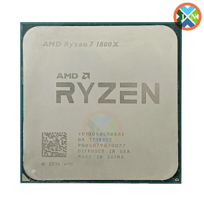 

AMD Ryzen 7 1800X R7 1800X 3.6 GHz Eight-Core Sixteen-Thread CPU Processor L3=16M 95W YD180XBCM88AE Socket AM4