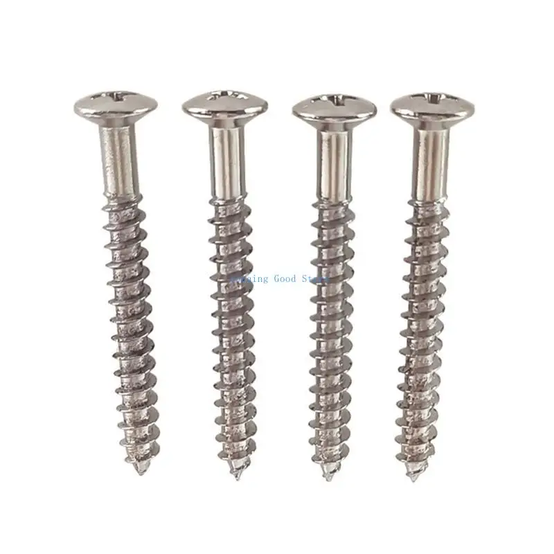 

N58B 8Pcs Neckplate Screws Electric Guitar Neck Guard Screws for Electric Guitar Bass