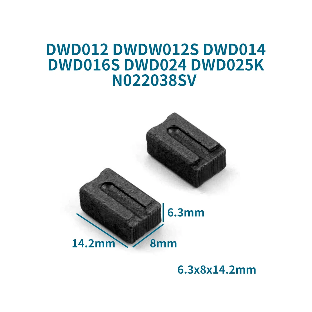 Escobilla de carbón para Dewalt DWD014 DWD012 DWD012S DWD024 N 022038 Accesorios de repuesto de escobillas de carbón para taladro eléctrico SV