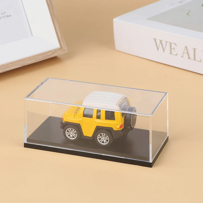 1Pcs 1:64 Car Model Display Box Transparent Protective Case Acrylic Dust Hard Cover Storage Holder