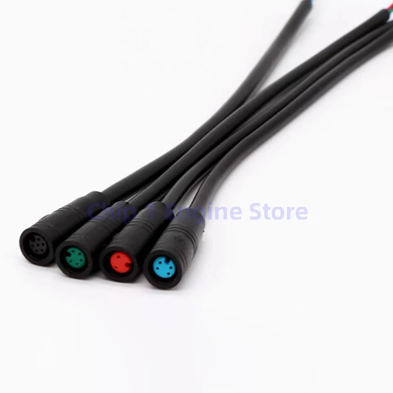 M6 Cable 6mm 2/3/4/5 Pin male&female Julet Electric bike Butt Plug Connector waterproof Scooter Brake Cable Pluger Signal Sensor