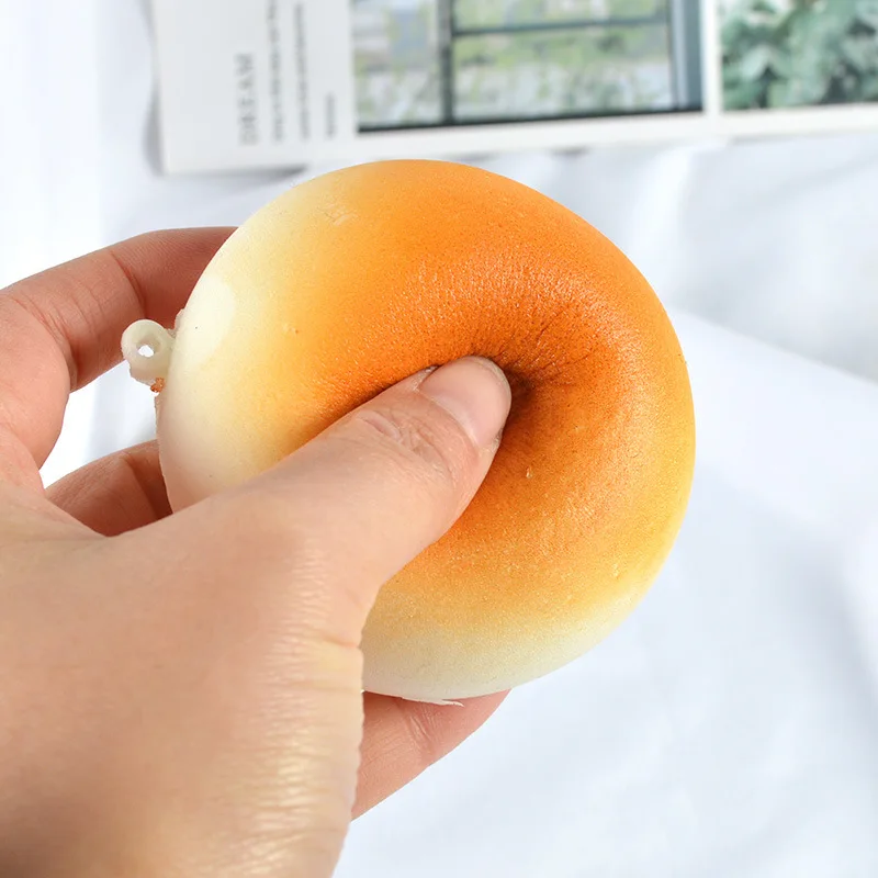 PU-Simulation, langsamer Rückprall, gebratenes gedämpftes Brot, Lebensmittelmodell, Ornament, Spielessen, Schießen, Requisiten, Prise, Musikspielzeug