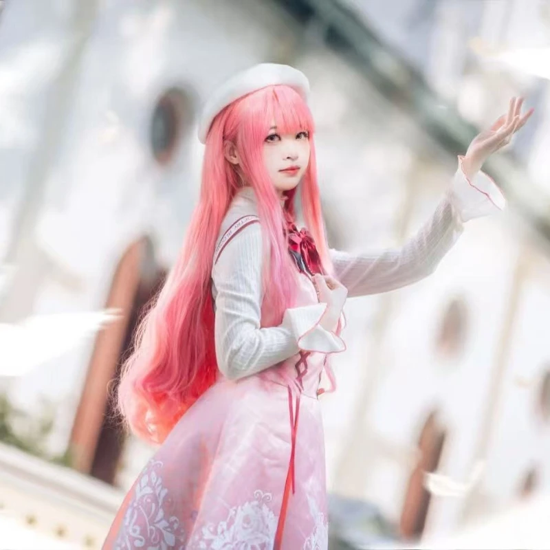 Game Infinity Nikki Elegante Lolita Prinses Roze Jurk Meisje Vrouwen Cosplay Kostuum Leuke Mode Anime Rollenspel Party Holloween