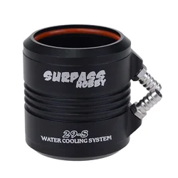 SURPASS HOBBY Aluminum Water Cooling Jacket for 2948 2958 2968 RC Boat Brushless Motor 29-S