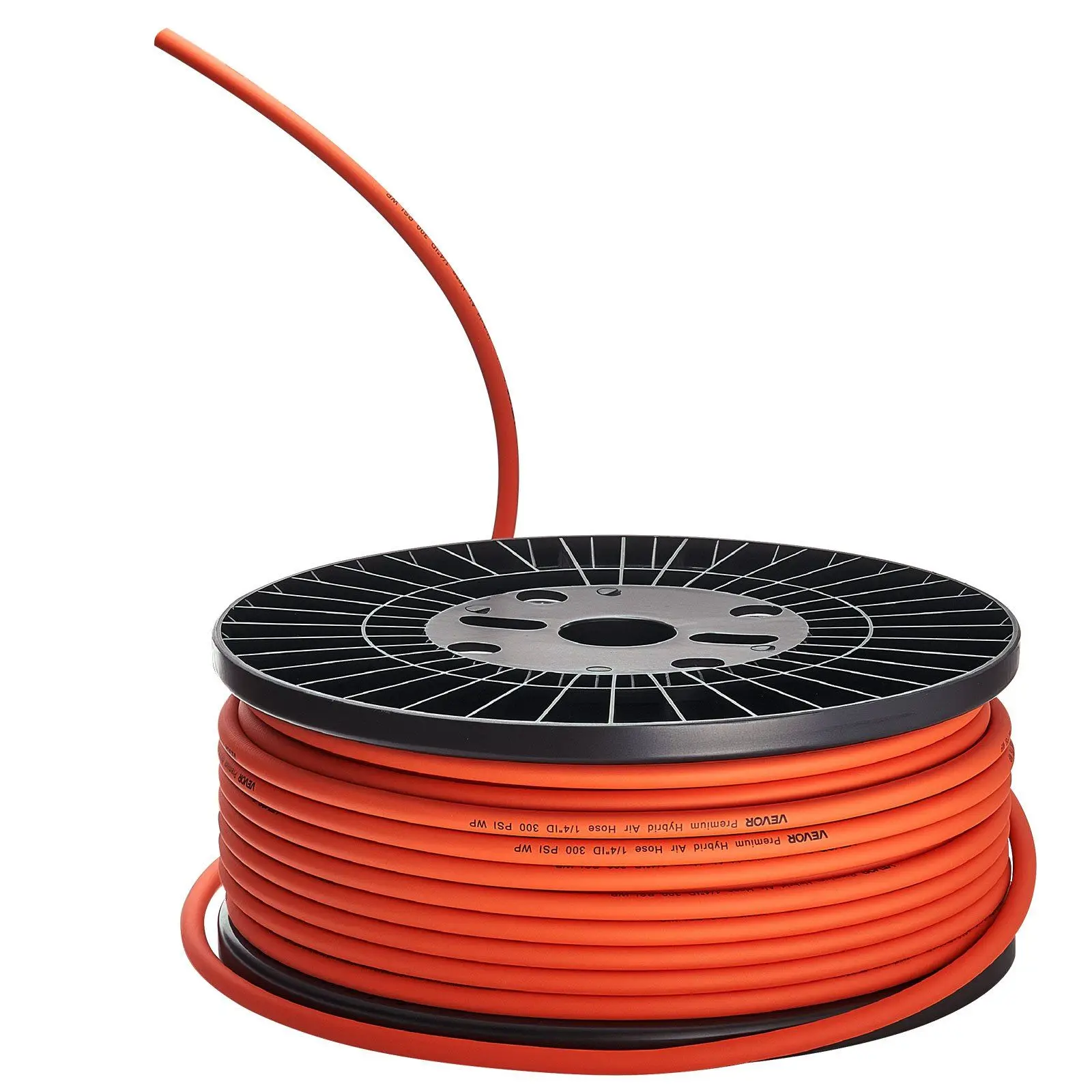 

Air Hose, 1/4" x 250ft Hybrid Air Hose, Lightweight, Kink Resistant, Pneumatic Hoses with Three-Layer Hybrid Material for Auto,