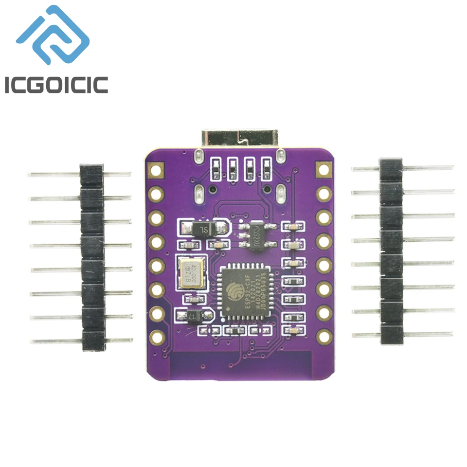 Carte de développement OLED ESP32-C3 avec module OLED 0.42 pouces, antenne en céramique, wifi, Bluetooth, carte de développement supermini ESP32