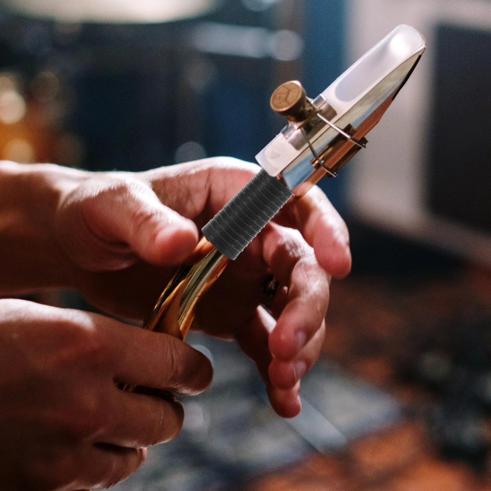 

3pcs Saxophone Neck Sleeves Silicone Cork Replacement Parts Alto Tenor Saxophone Accessories Supplies Compatible Seals Pads