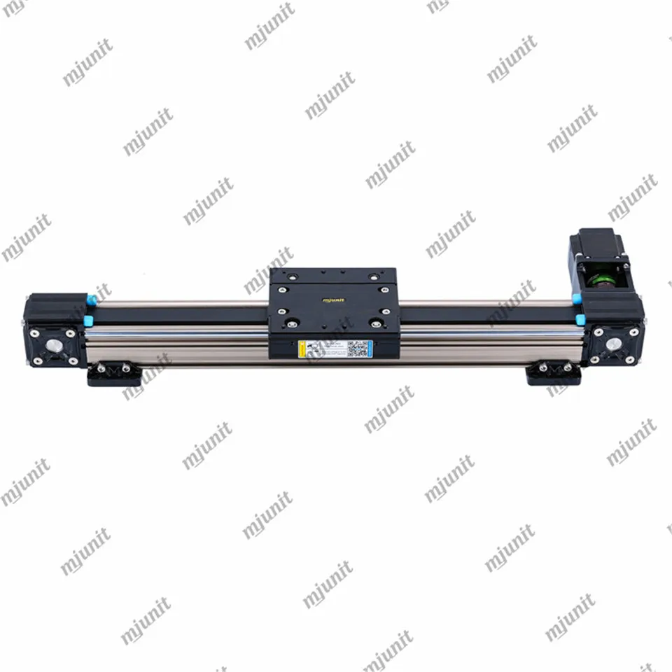 

mjunit testing displacement synchronous belt linear module single axis linear reciprocating motion slide rail electric guide