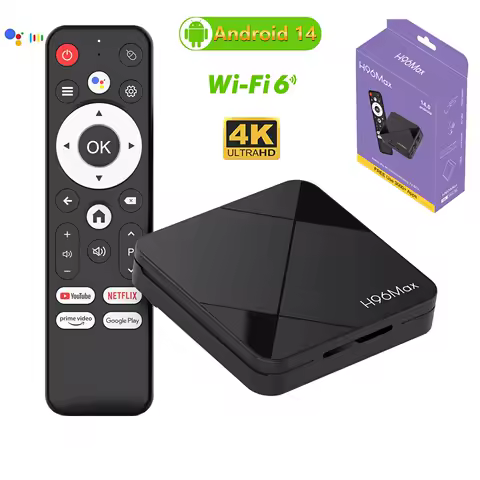 Android TV Box H96 Max RK3518 TV Box Support 4K Video Home Media Player TV Box 2GB 16GB Voice Assistant Set Top Box