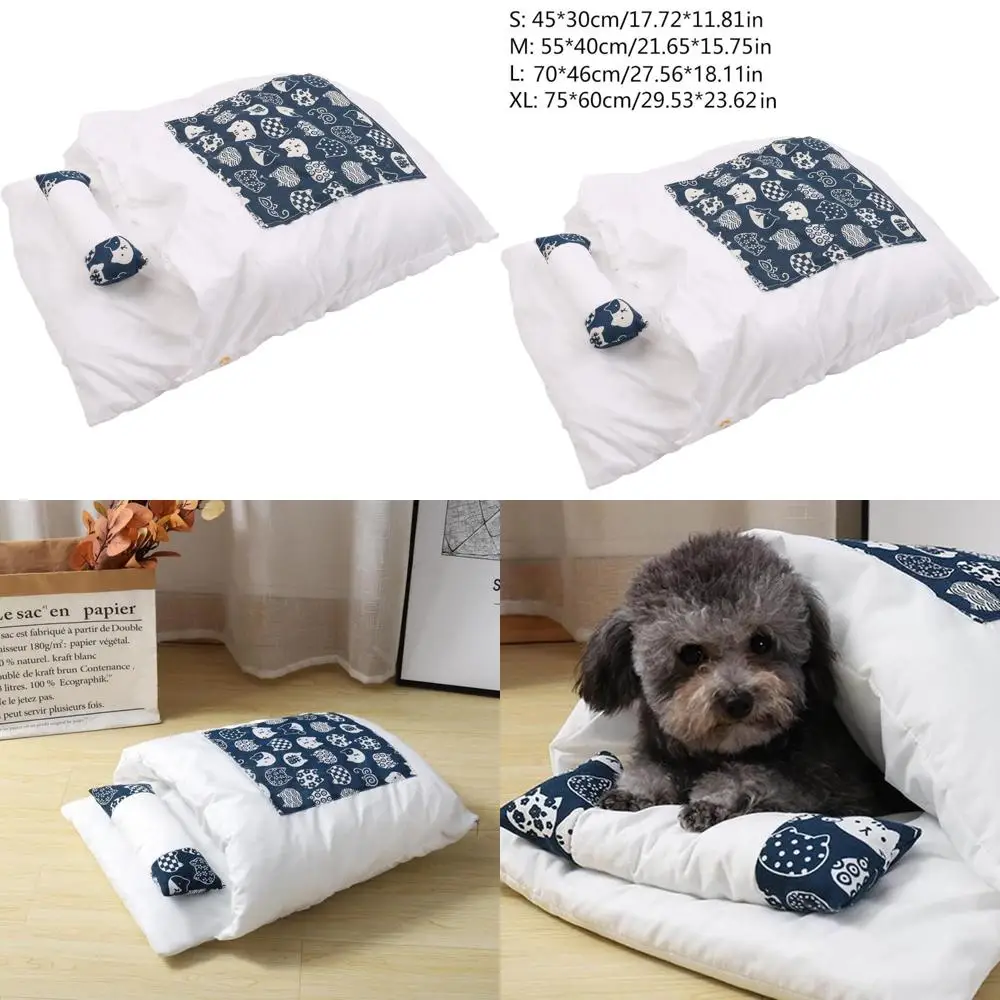 

моющийся теплый спальный мешок для кошек и маленьких собак