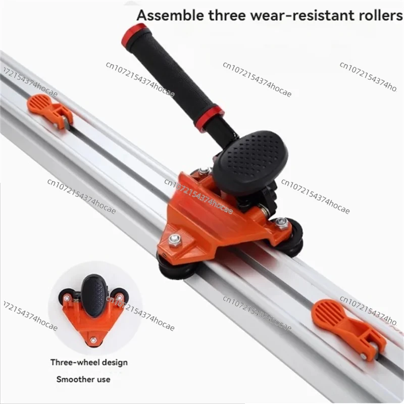 

Professional Porcelain Slab Cutting Machine Multifunctional Manual Large Format Tile Cutter with Rails
