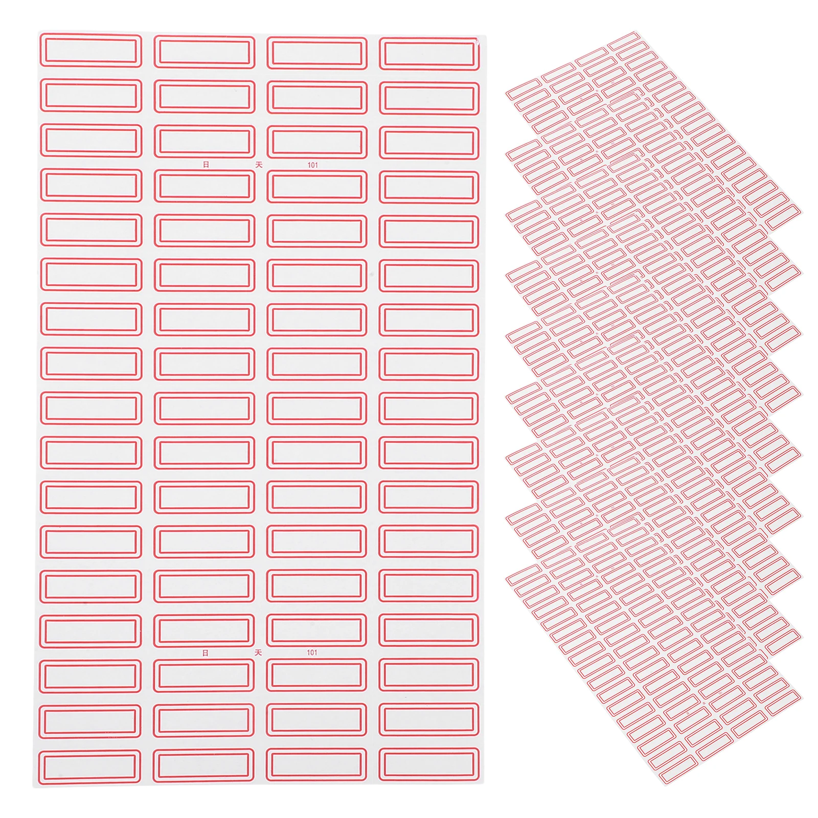 

68 Sheets Self Adhesive Label Paper Stickers For Jars Small Canning Waterproof Office Home Use Name Folder Mailing Storage