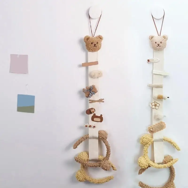 

76HF Versatile Hair Accessories Storage Strap Headband Organiser Hairband Hairpins Belt for Kids Toddlers