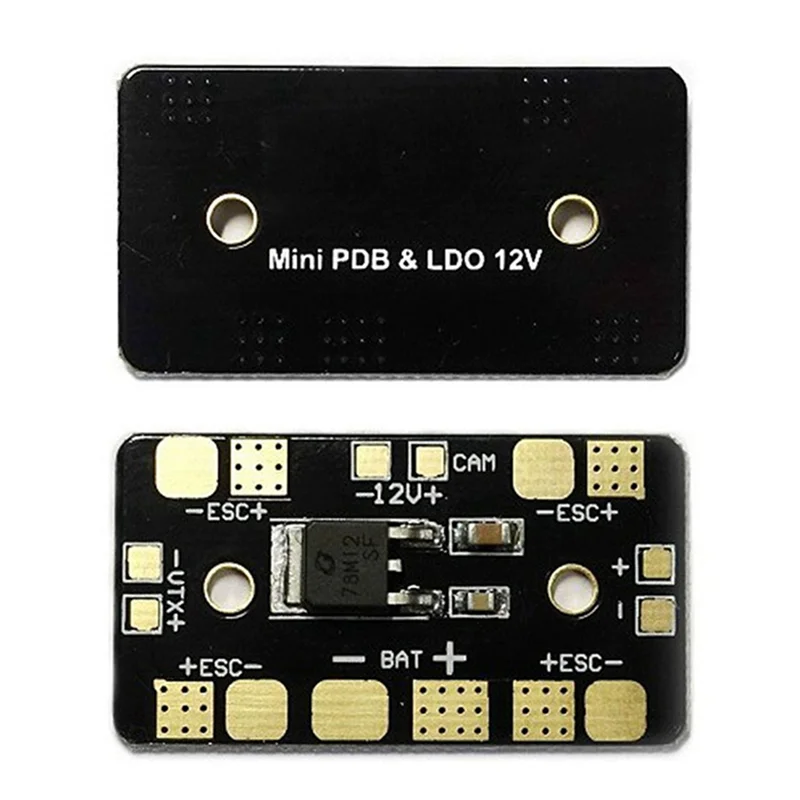 AS95-2X Mini PDB Power Distribution Board With 12V Linear Voltage Regulator DIY Parts For FPV Multicopter FPV Camera Drone