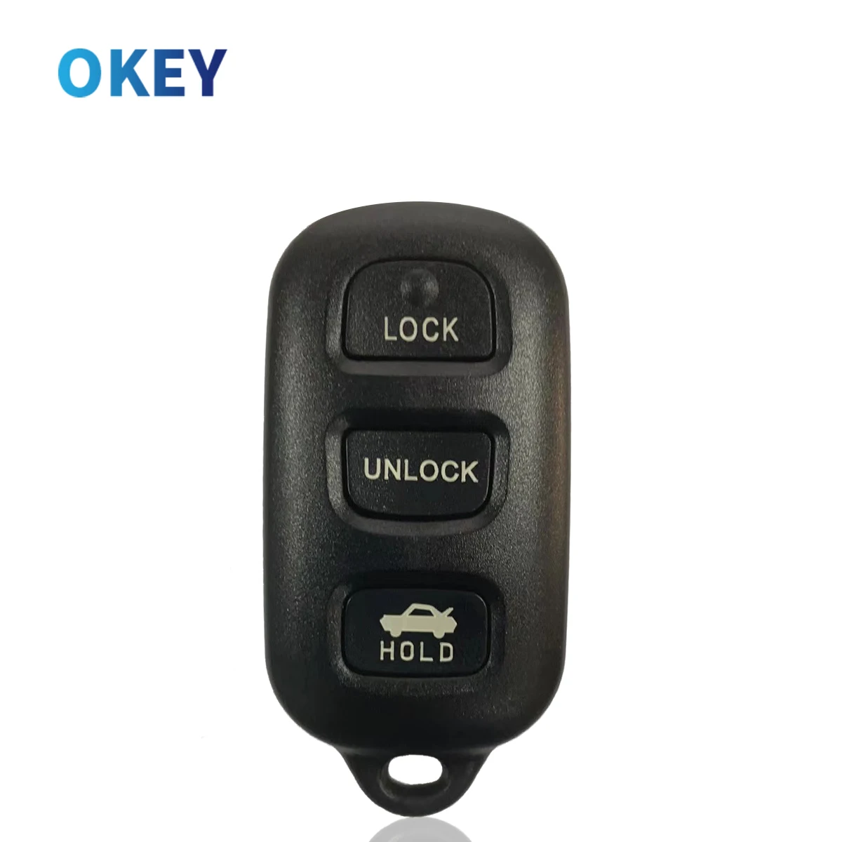 Okey Remote Car Key Shell Replacement Case For Toyota Celica Echo FJ Cruiser Highlander Prius RAV4 Tacoma Yaris HYQ12BBX 3/4 BT