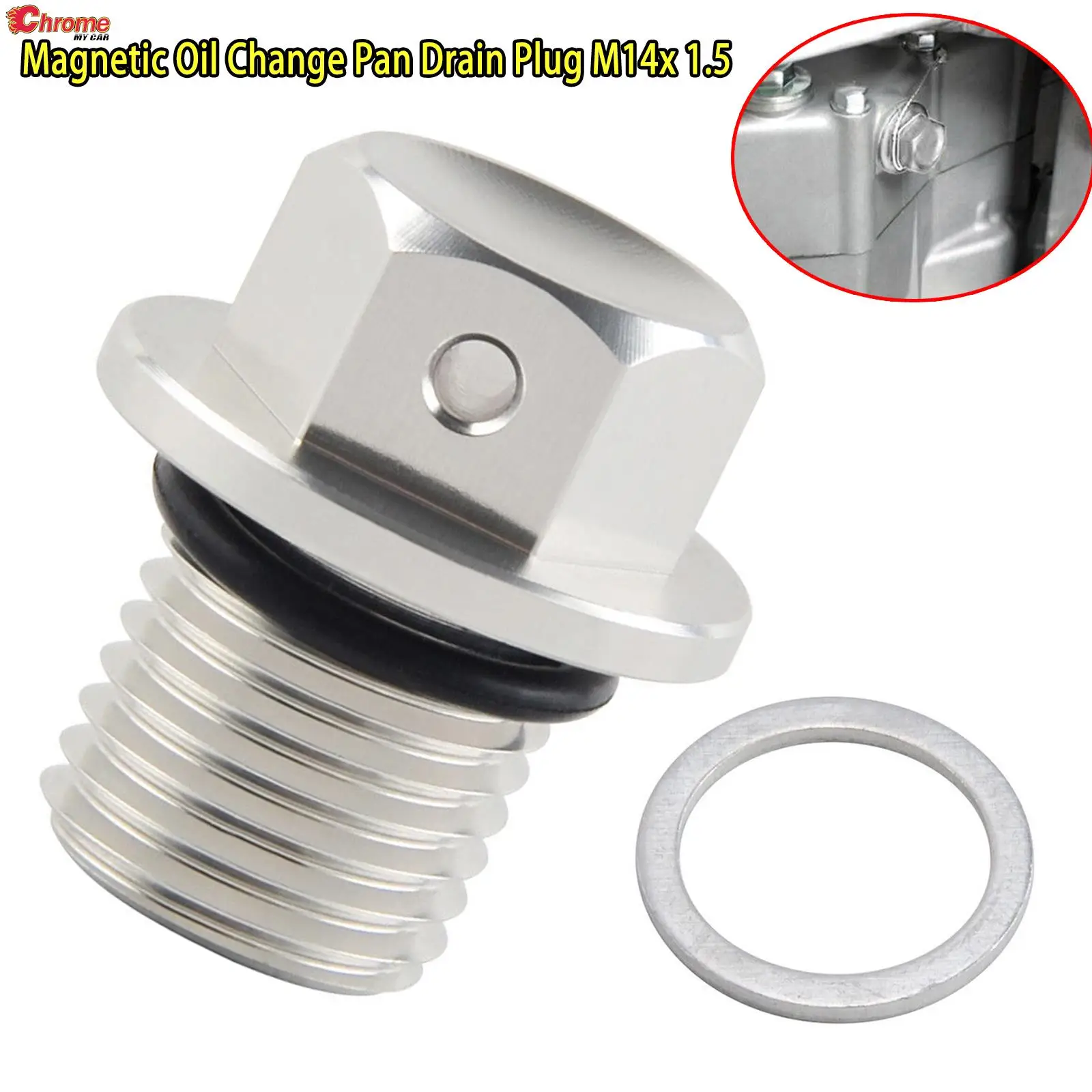 

M14X1.5 Engine Oil Pan Drain Bolt Plug For Honda Acura Accord CR-V Civic Odyssey YAMAHA FZ-09/FJ-09 MT-09/TRACER 14-17 Car Parts