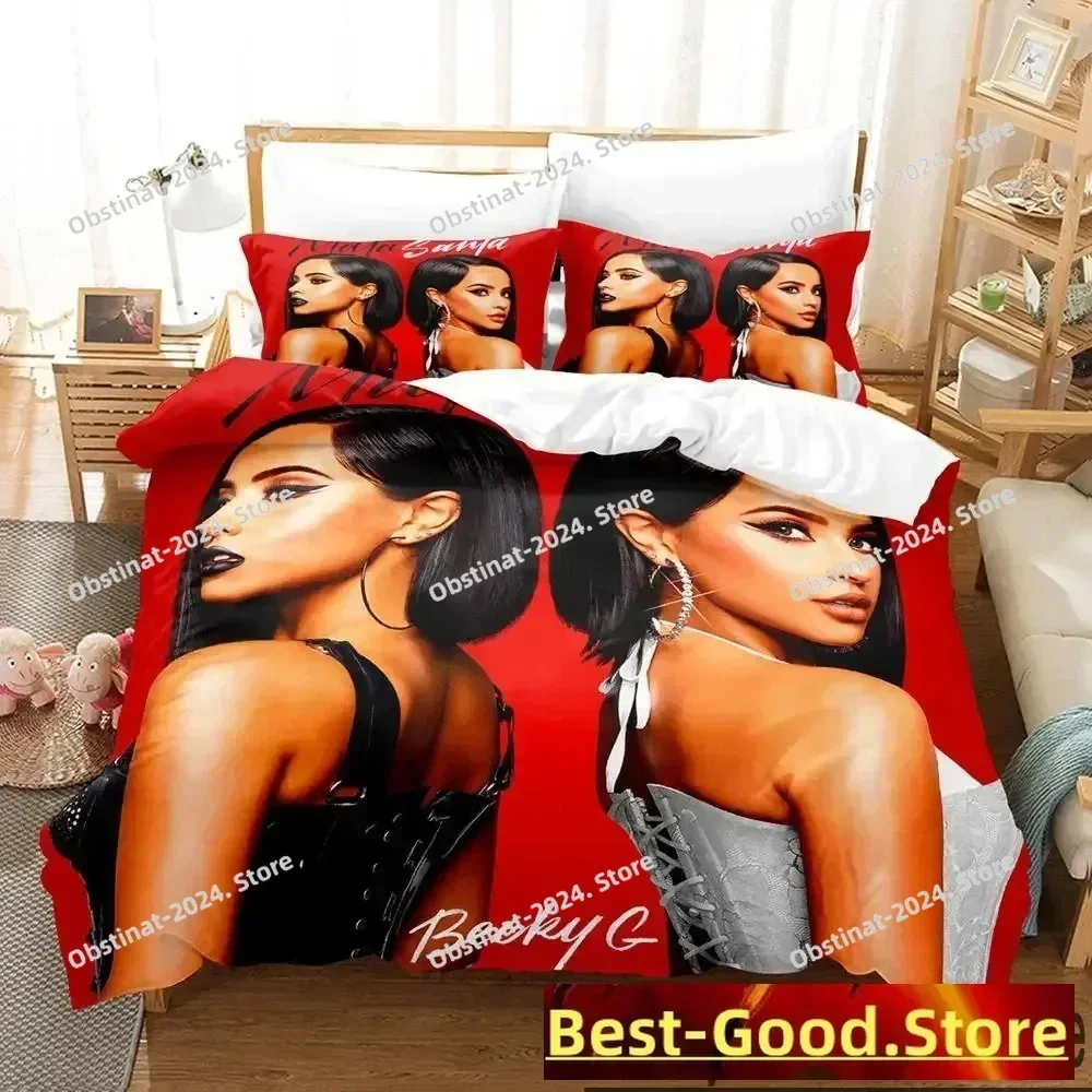 

Top 3D Singer Becky G Bedding Set Duvet Cover Full Queen King Size Pillowcase Bed Printed Bed Set Aldult Kid Bedroom Single Twin