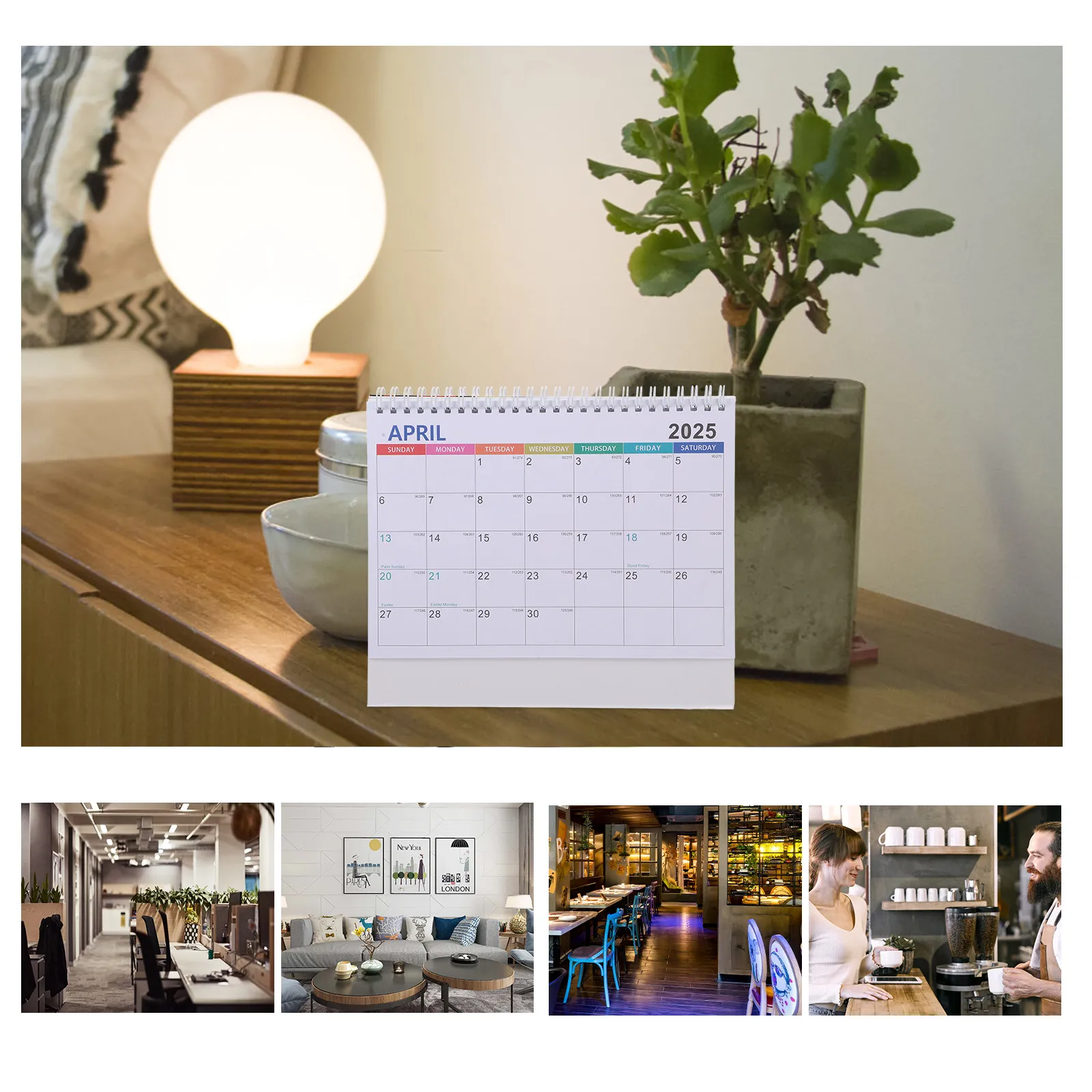 

Настольный календарь на 2025 год, большой, на спирали, отдельно стоящий, для рабочего стола, планировщик на академический год