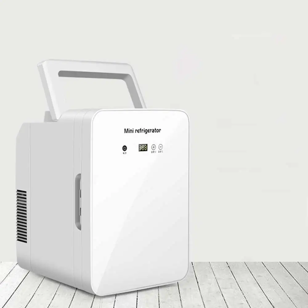 Frigorifero per auto da 12 litri Mini frigorifero portatile di bellezza con apertura laterale verticale da 12 litri per auto che per uso domestico