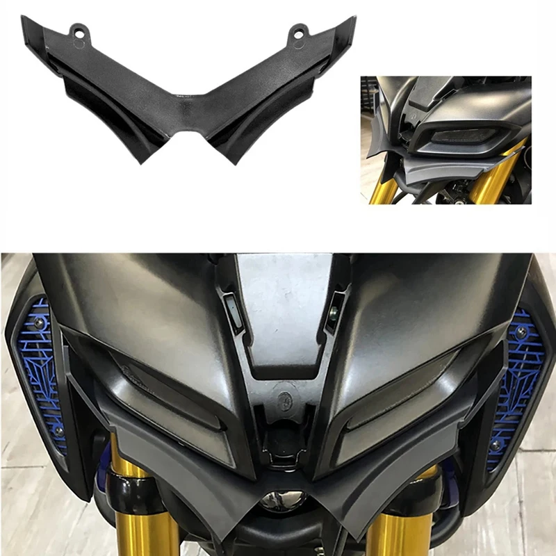 2X For Yamaha MT15 MT-15 2018-2021 Wings Front Pneumatic Fairing Wing Tip Protective Cover Black